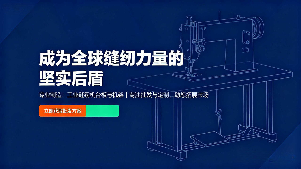 全球信赖的工业缝纫机台板与机架制造专家